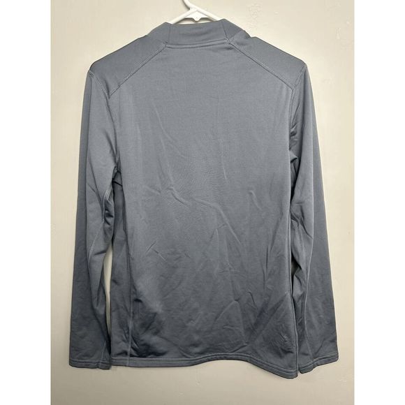 NEW Men S NIKE DRI-FIT Warm Base Layer Fitted Training Gray Mock Neck 748869-065 - Picture 6 of 6